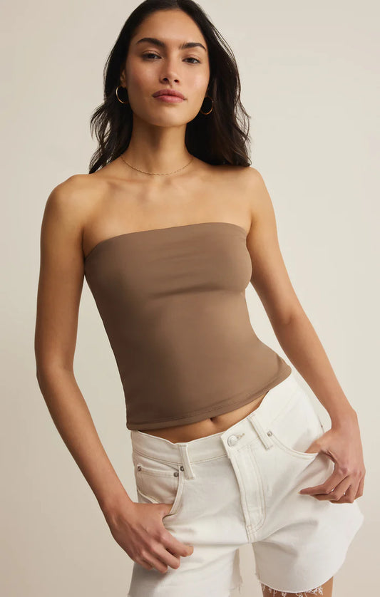 EMERA TUBE TOP IN PALO SANTO