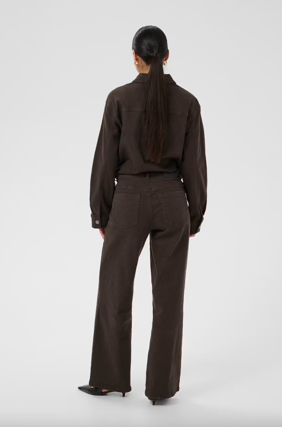 BROOK JEANS IN COFFEE BEAN