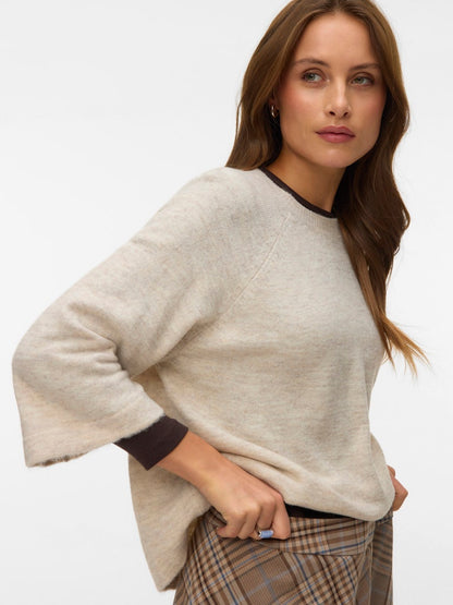 ELFIE - 3/4 O Neck Pullover