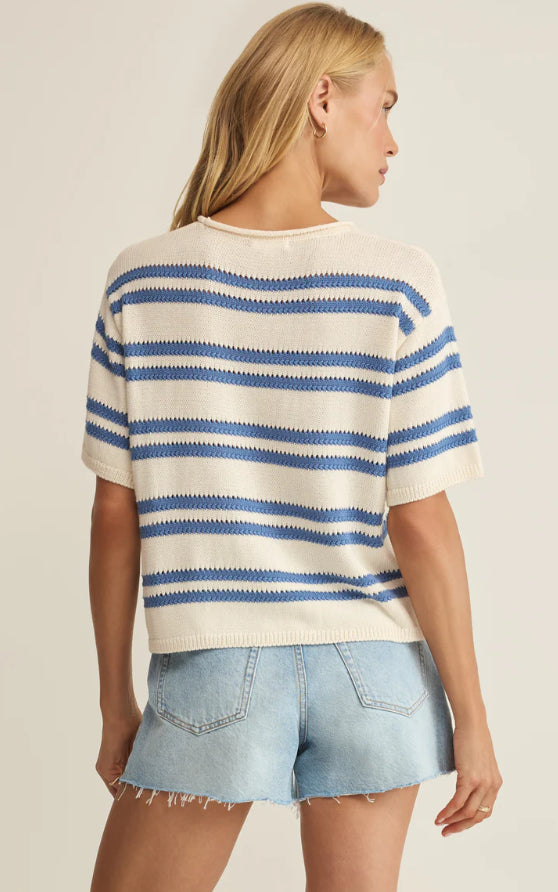 PRADO STRIPE SWEATER TEE