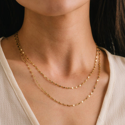 RAY LAYERED NECKLACE - GOLD