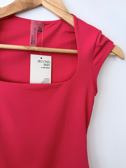 TIARA Cap Sleeve Tee - Cherry