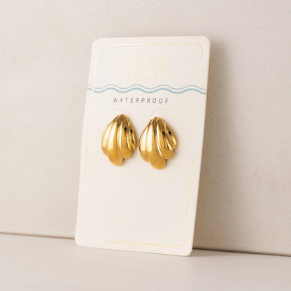 SHELL POST EARRINGS