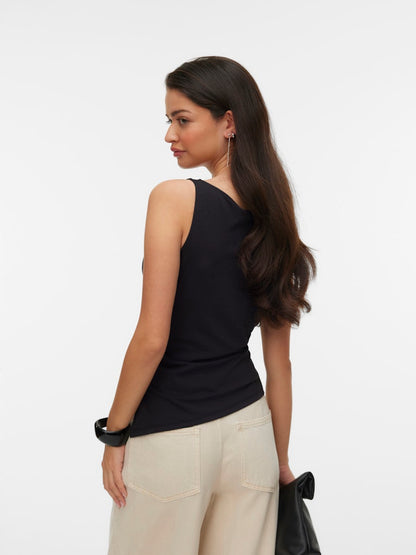 KIRA BOATNECK TOP IN BLACK