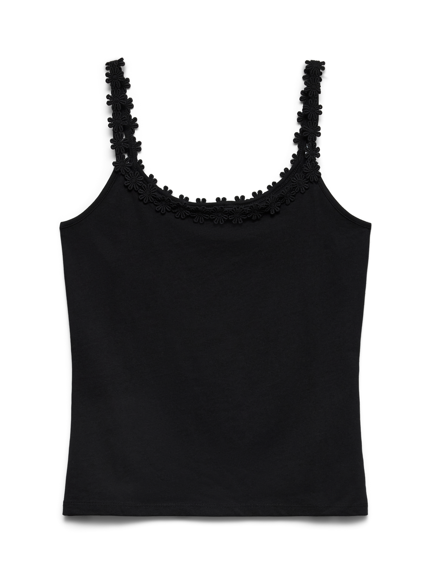 FLORA Tank Top Black