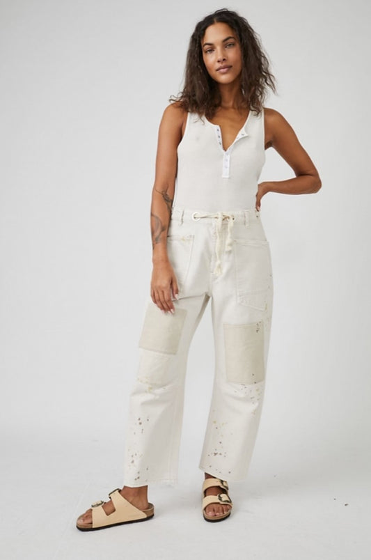 MOXIE Pull-on Barrel Jean