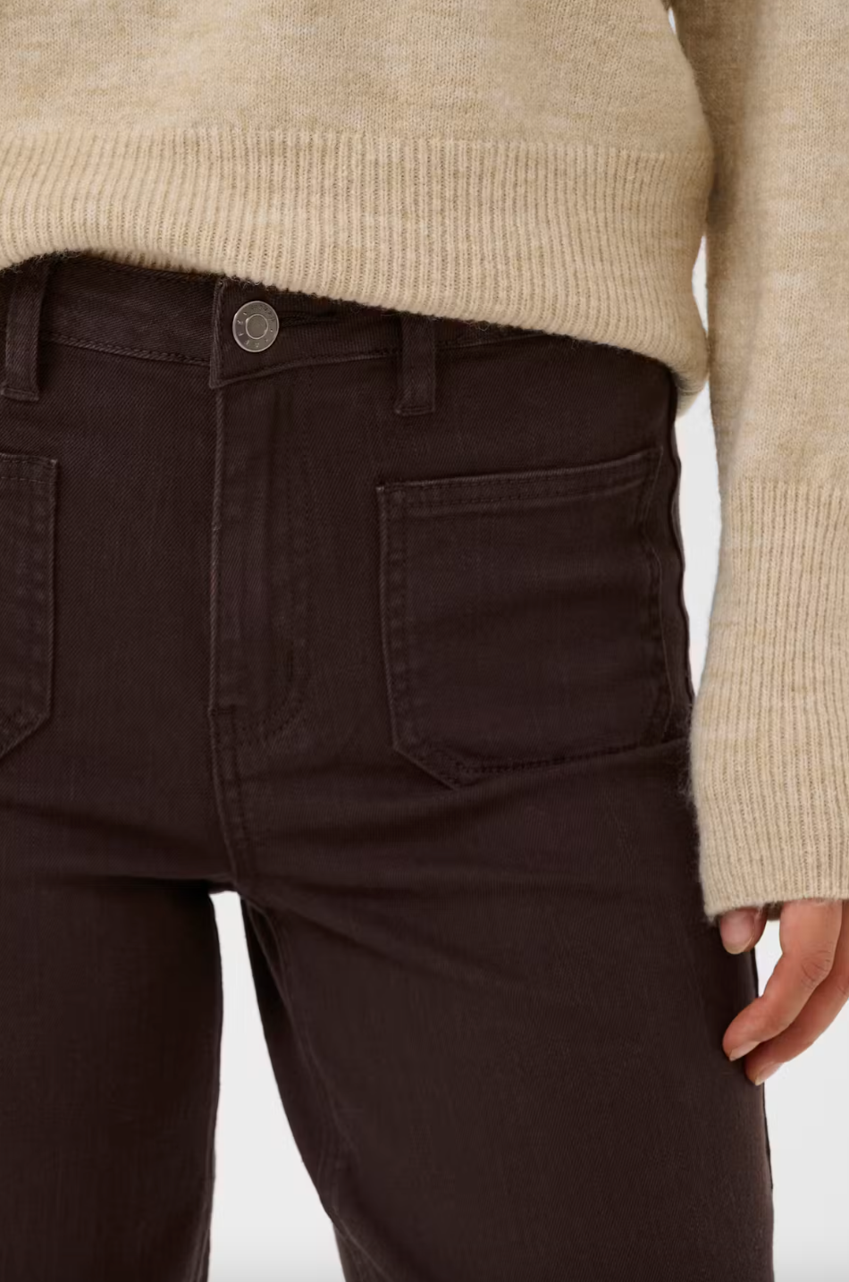 BROOK JEANS IN COFFEE BEAN