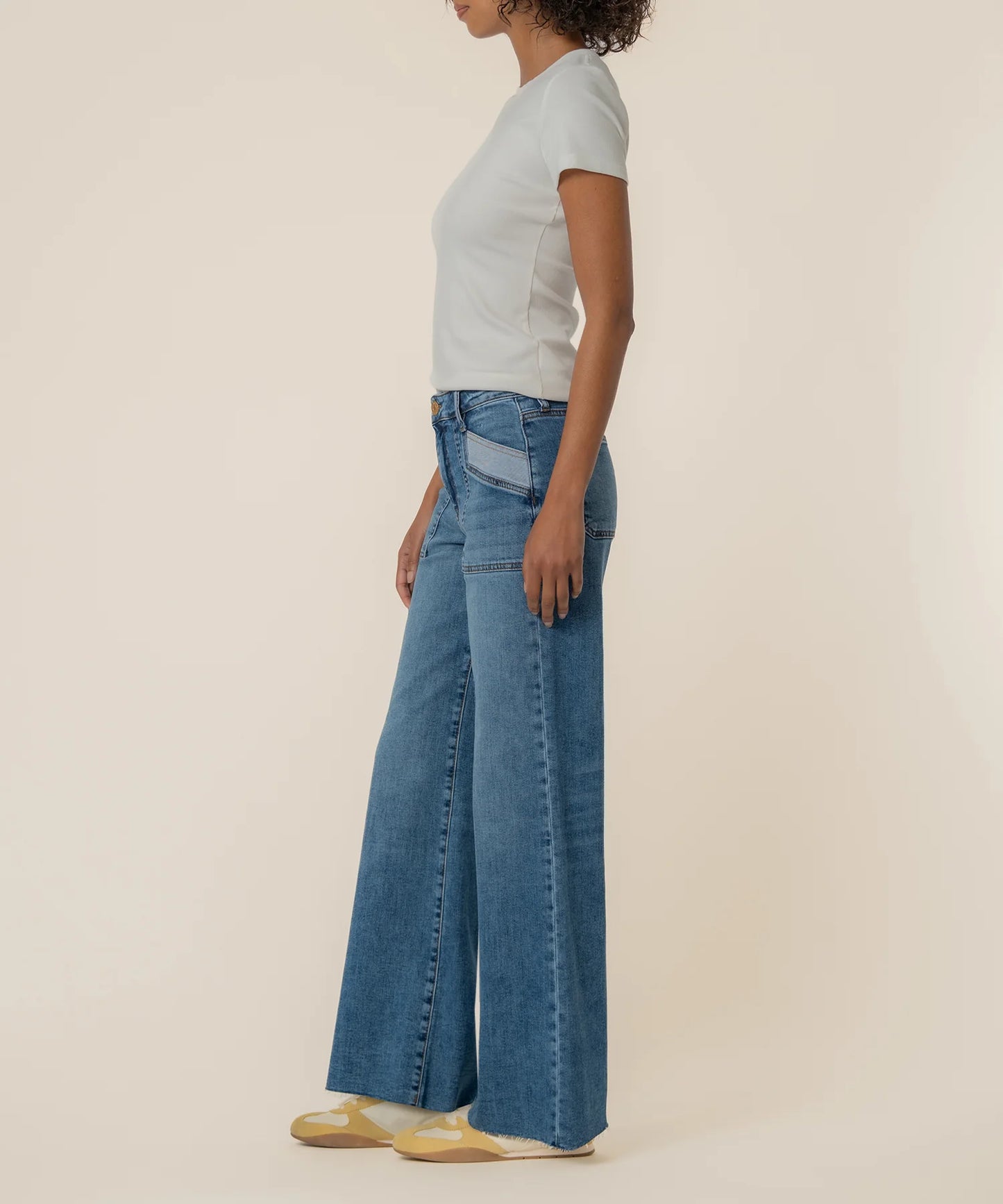 MAYA High Rise Wide Leg in Success