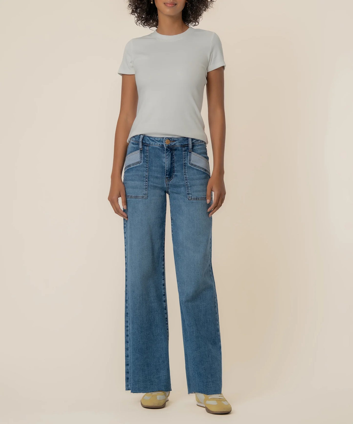 MAYA High Rise Wide Leg in Success