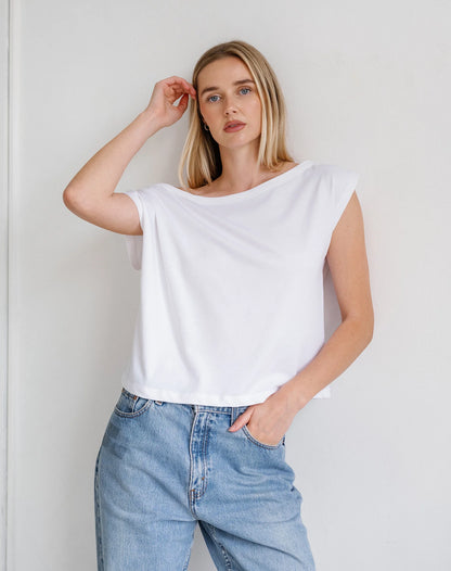 OFF THE SHOULDER TEE