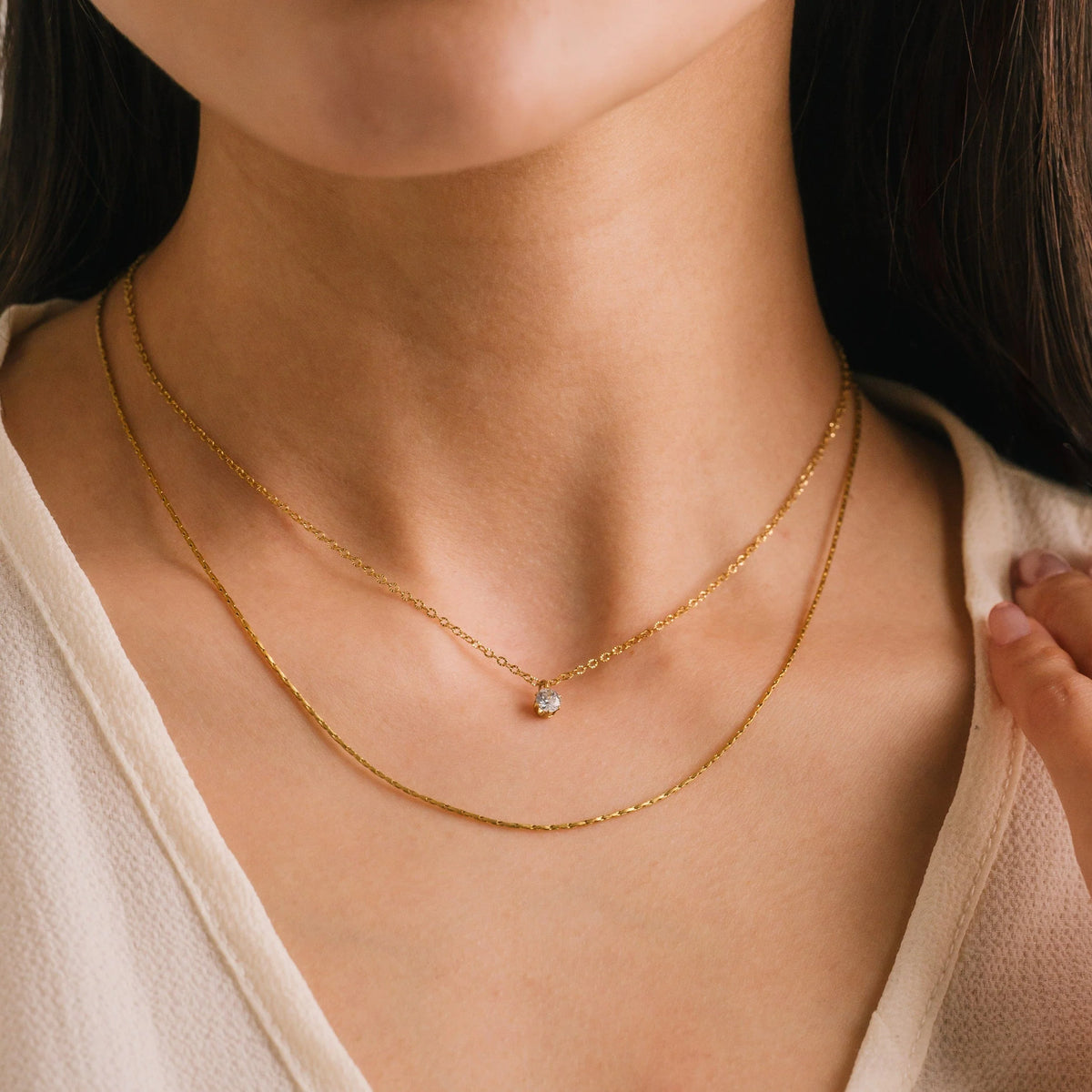 SOLEIL LAYERED NECKLACE