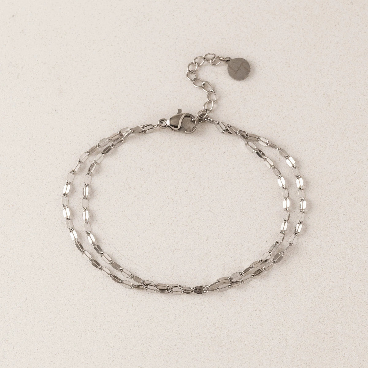 RAY LAYERED BRACELET - SILVER