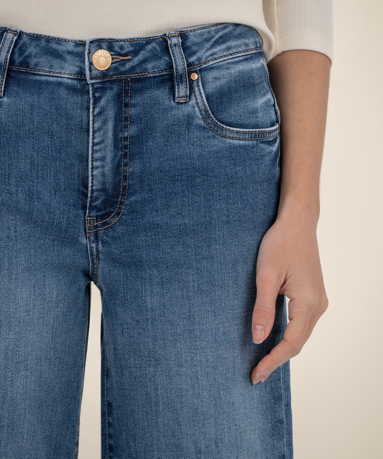 MAYA - High Rise Wide Leg in Amuse