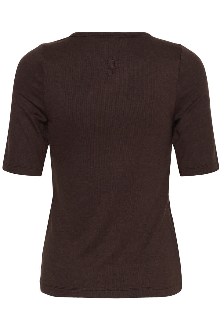 JULIET 3/4 T-SHIRT IN COFFEE BEAN