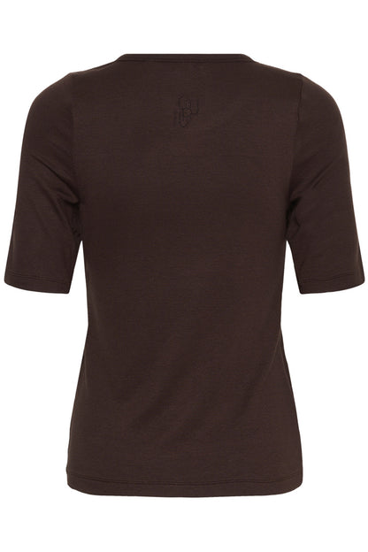 JULIET 3/4 T-SHIRT IN COFFEE BEAN