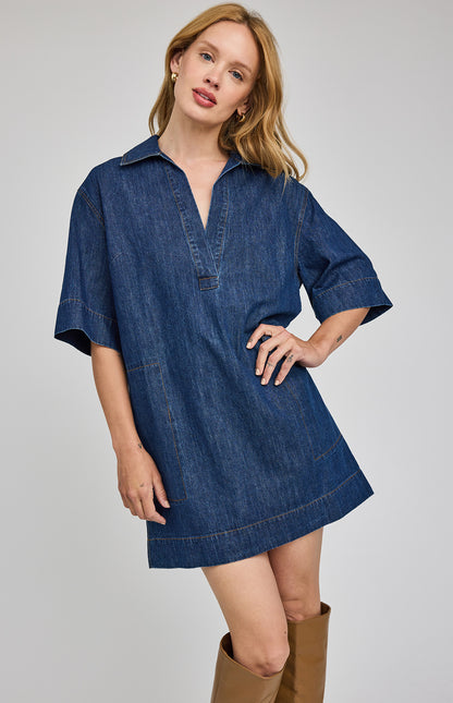 EVELINA - Denim Dress