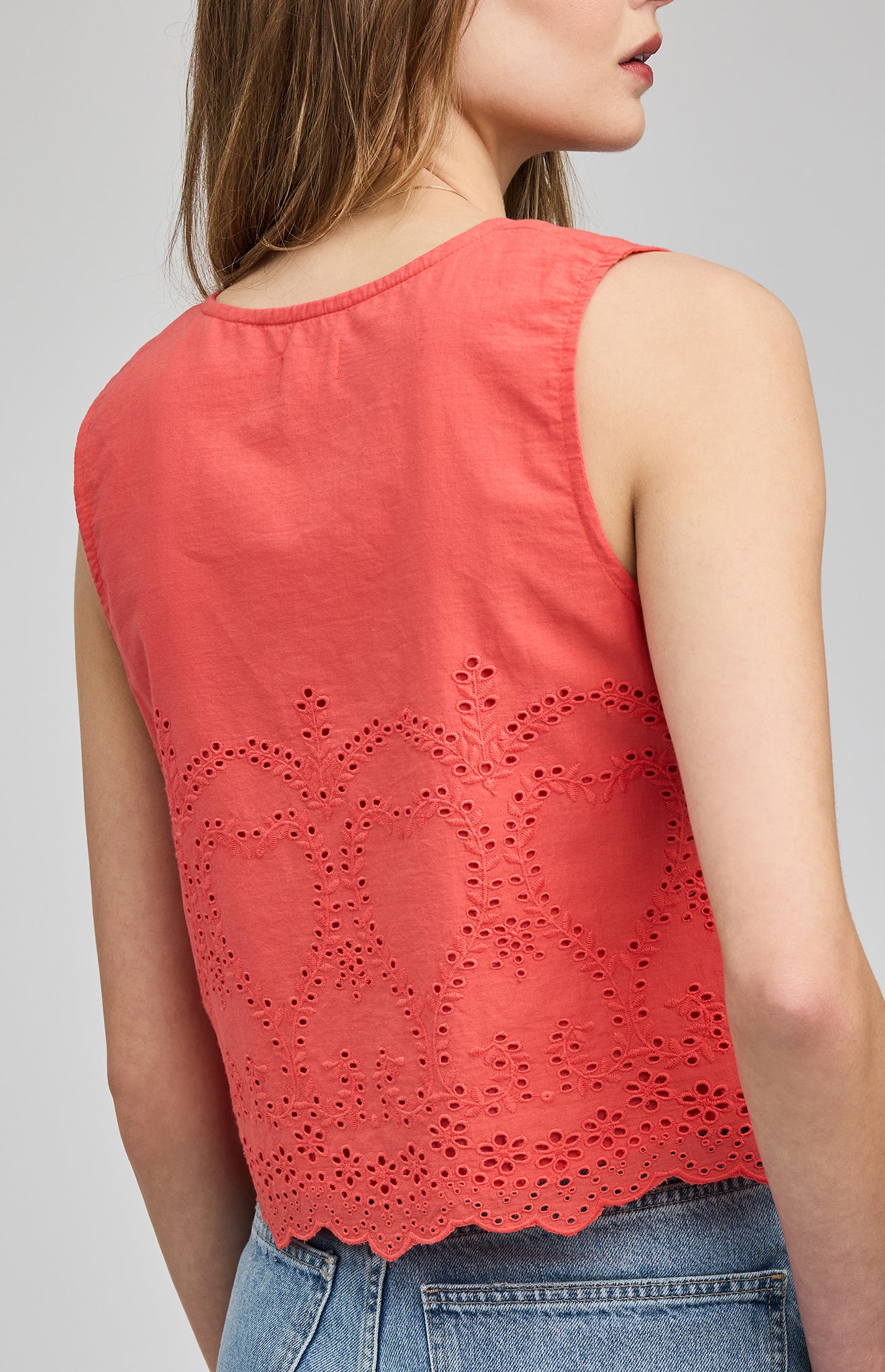 RHEA Tie Top - Grenadine