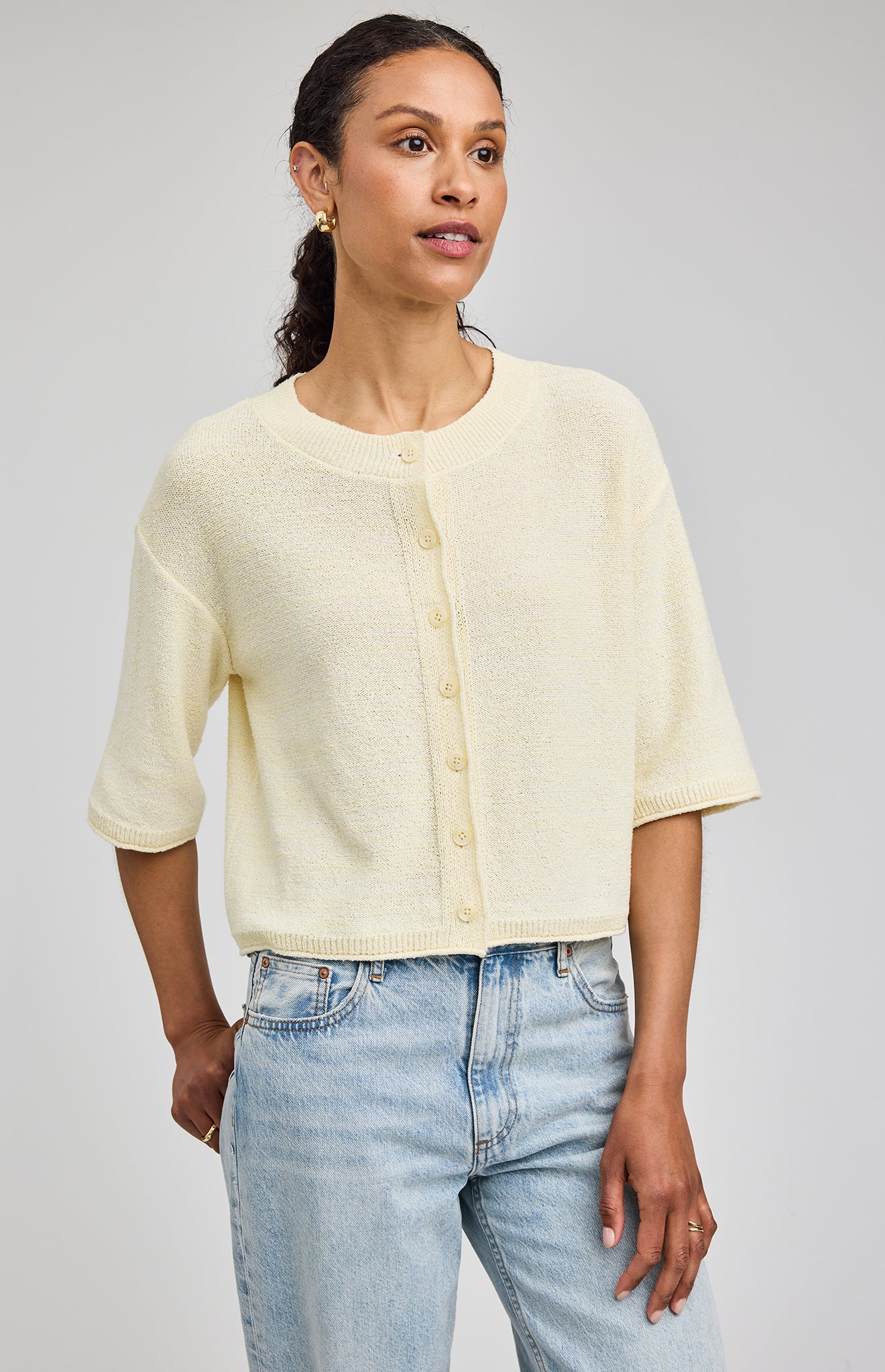 GENEVIEVE - Top Corn Silk