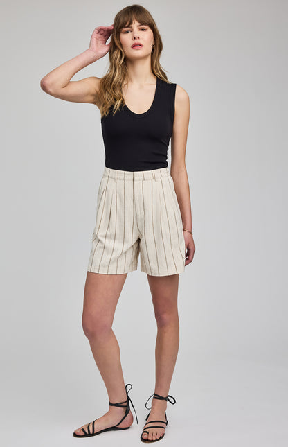 ALMA - Shorts Linen Stripe