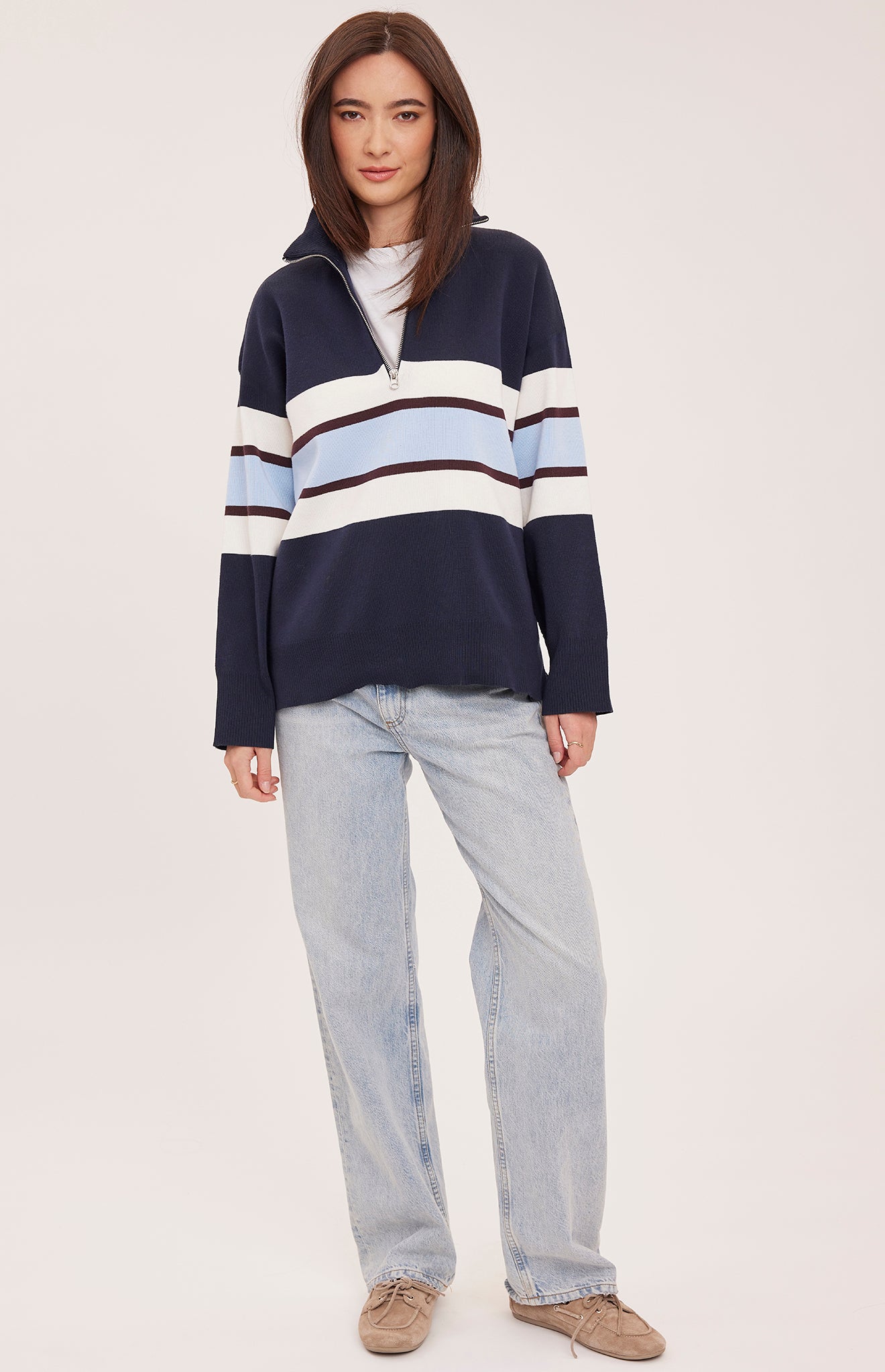 IDRIS STRIPED SWEATER