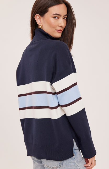 IDRIS STRIPED SWEATER