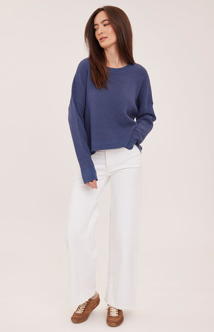 AXEL PULLOVER - Heather Navy