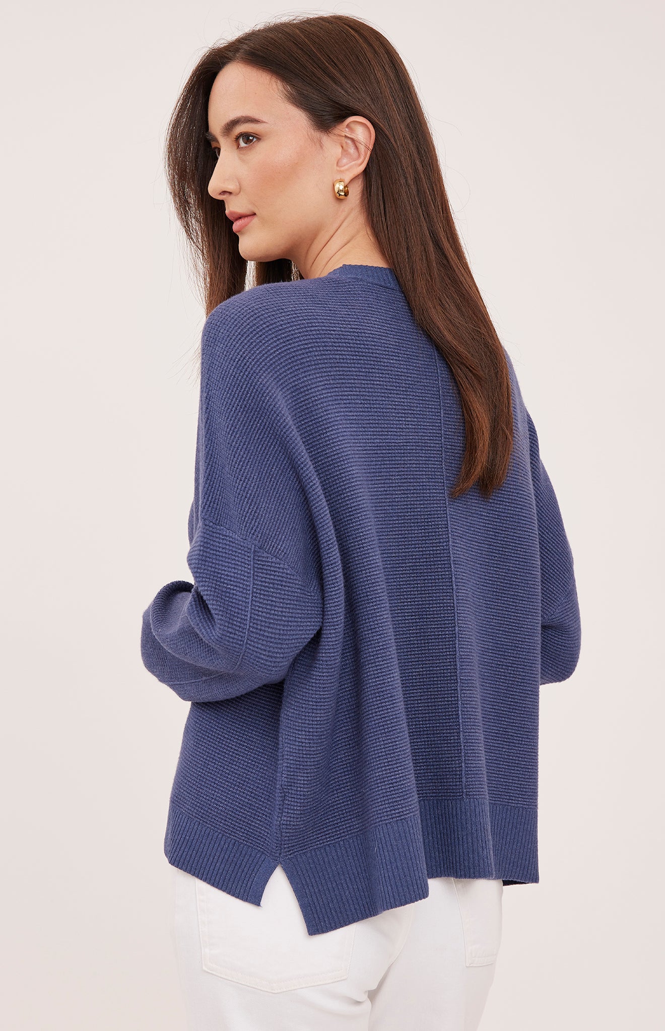 AXEL PULLOVER - Heather Navy
