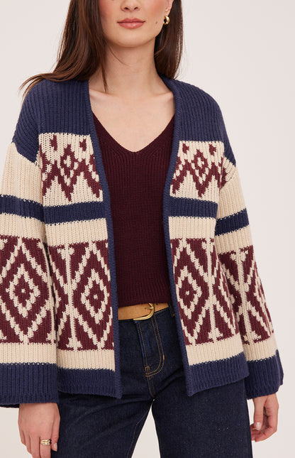 DORIAN CARDIGAN - NAVY