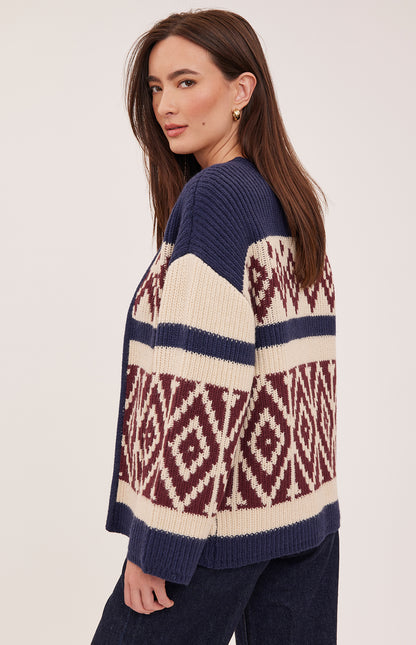 DORIAN CARDIGAN - NAVY