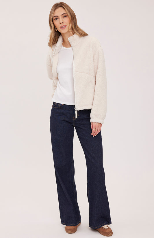 CAMDEN SHERPA JACKET - CREAM