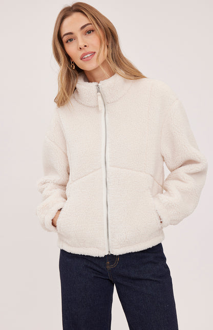 CAMDEN SHERPA JACKET - CREAM