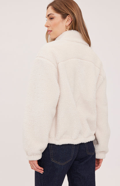 CAMDEN SHERPA JACKET - CREAM