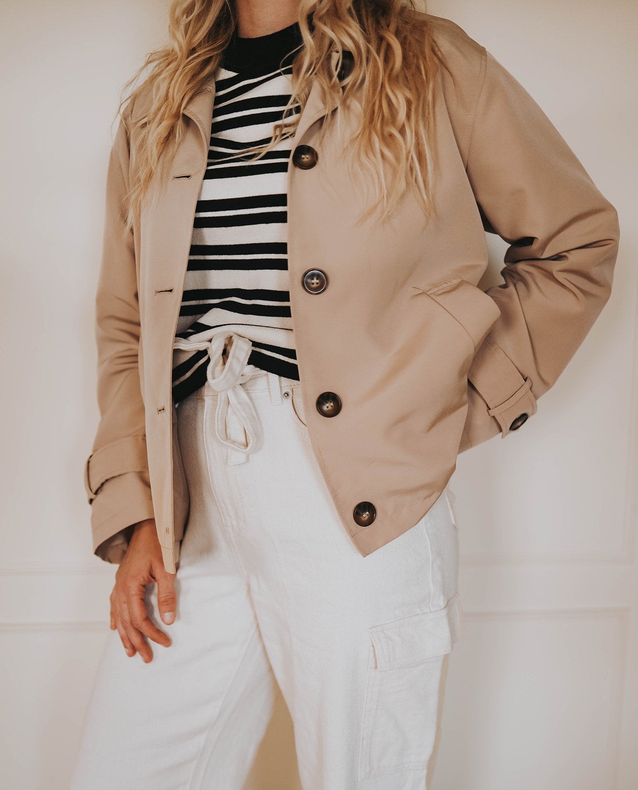 HOLLY Short Trench Jacket