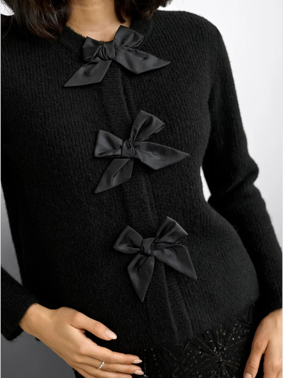 MAY - Bow Cardigan
