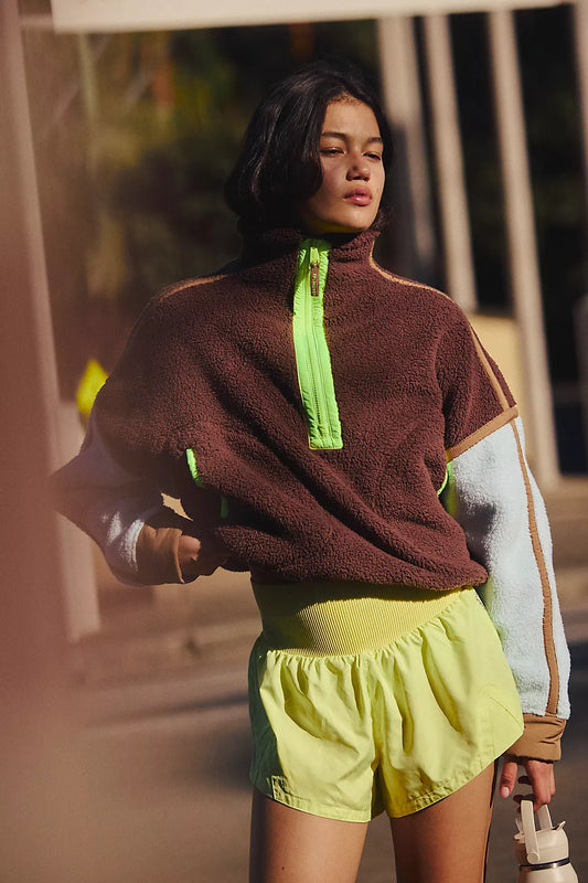 MOUNTAIN HIGH - Half Zip Fleece {Cocoa Sky}