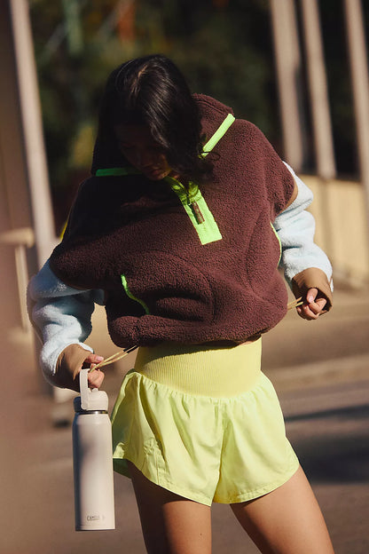 MOUNTAIN HIGH - Half Zip Fleece {Cocoa Sky}