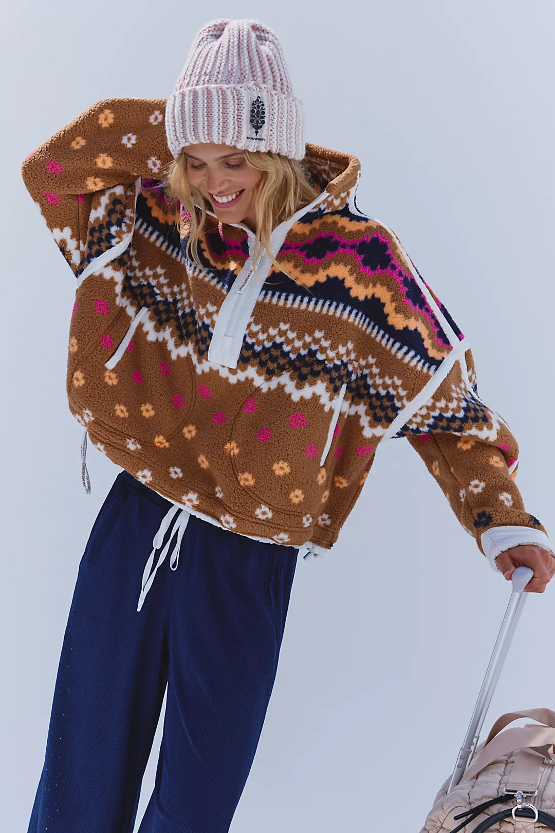 MOUNTAIN HIGH - Half Zip Fleece {Isle Twig}