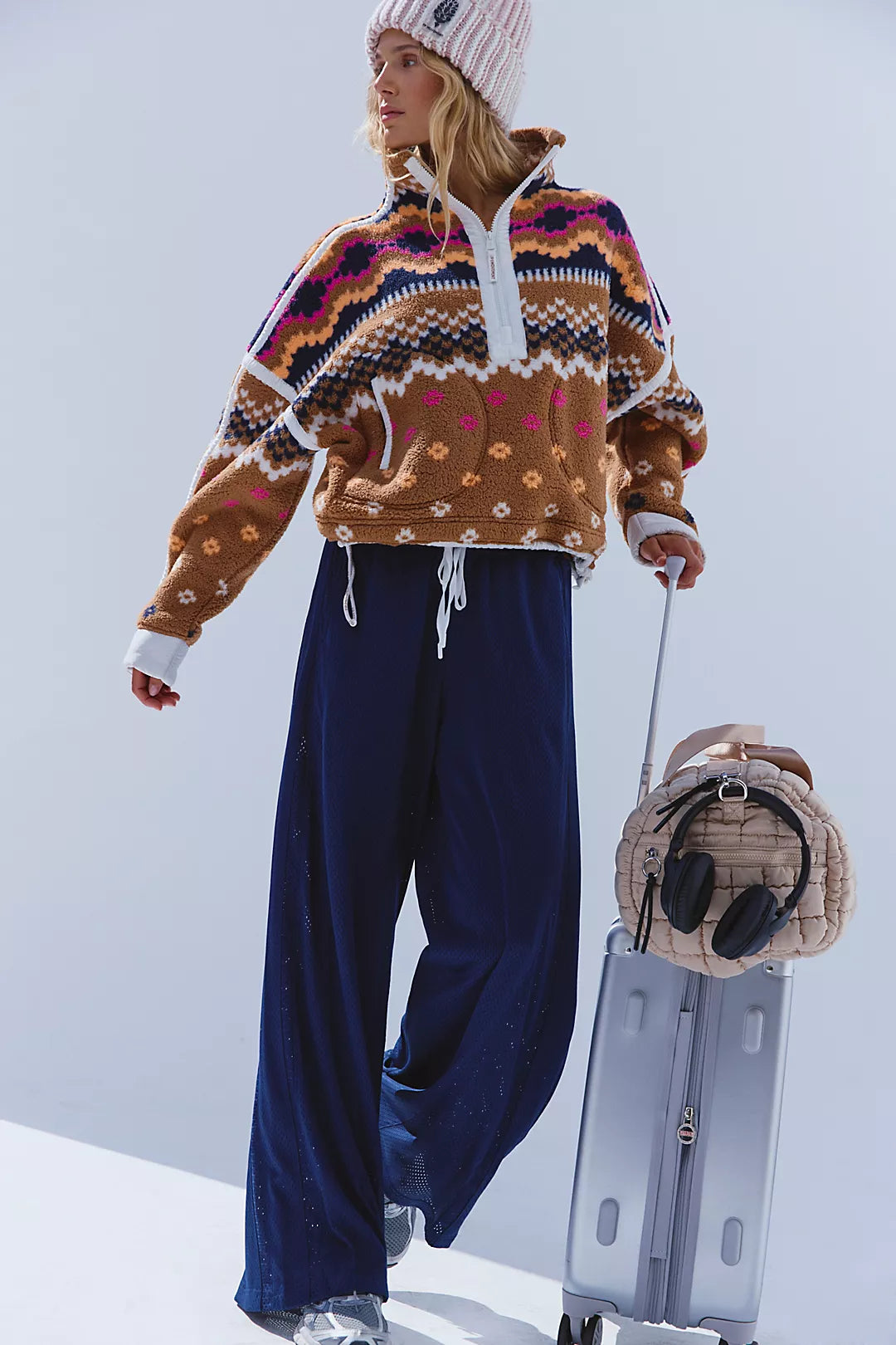 MOUNTAIN HIGH - Half Zip Fleece {Isle Twig}