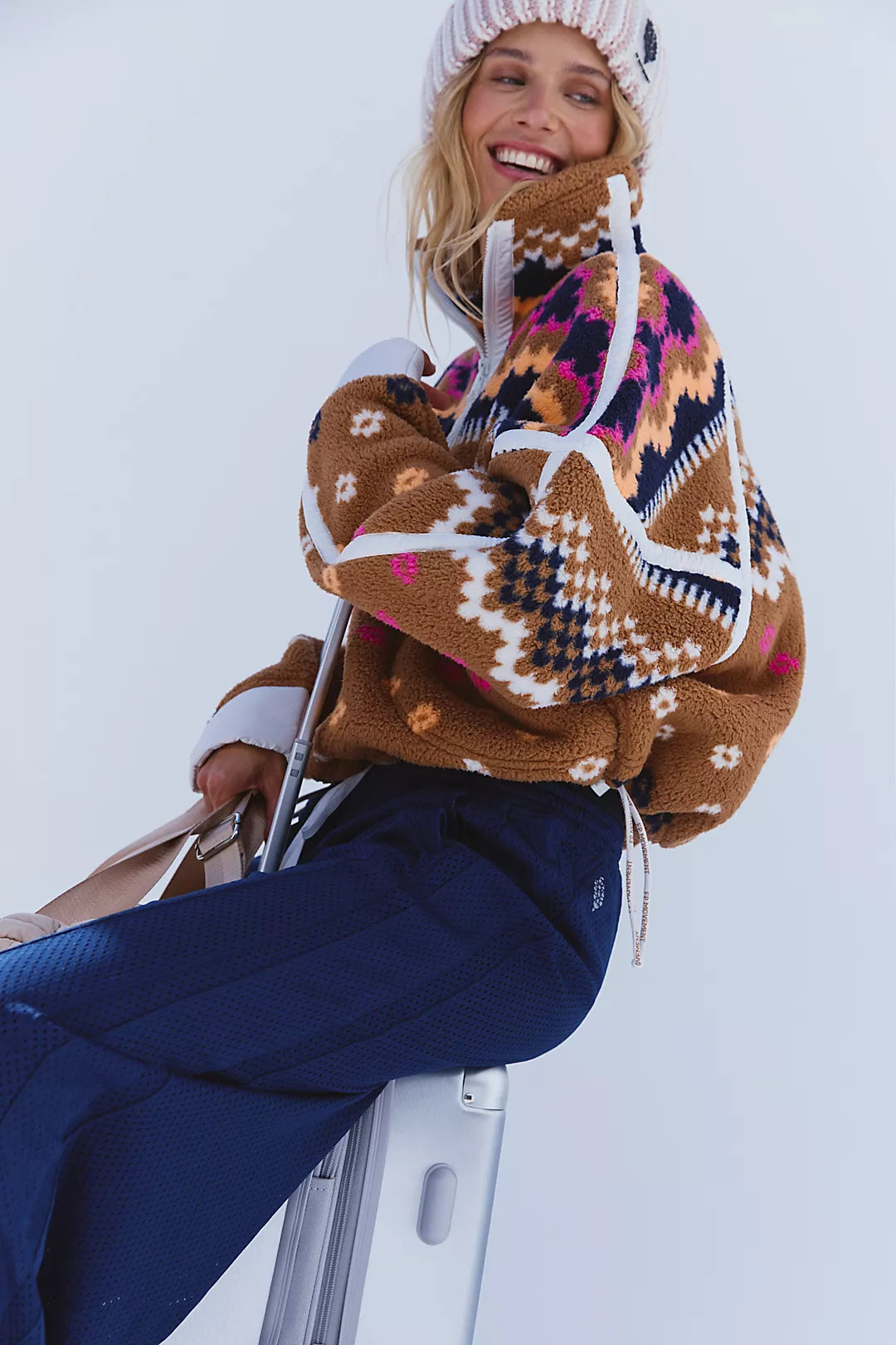 MOUNTAIN HIGH - Half Zip Fleece {Isle Twig}