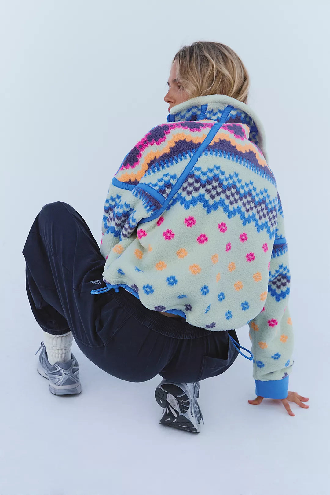MOUNTAIN HIGH - Half Zip Fleece {Spring Meadow}