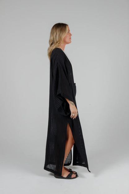 POSEY - Linen Blend Open Cover Up