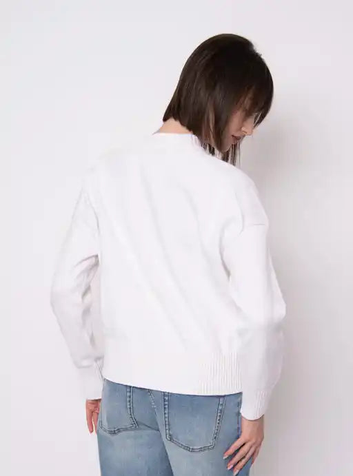 NELKIN - Long Sleeve Crew Neck Pullover