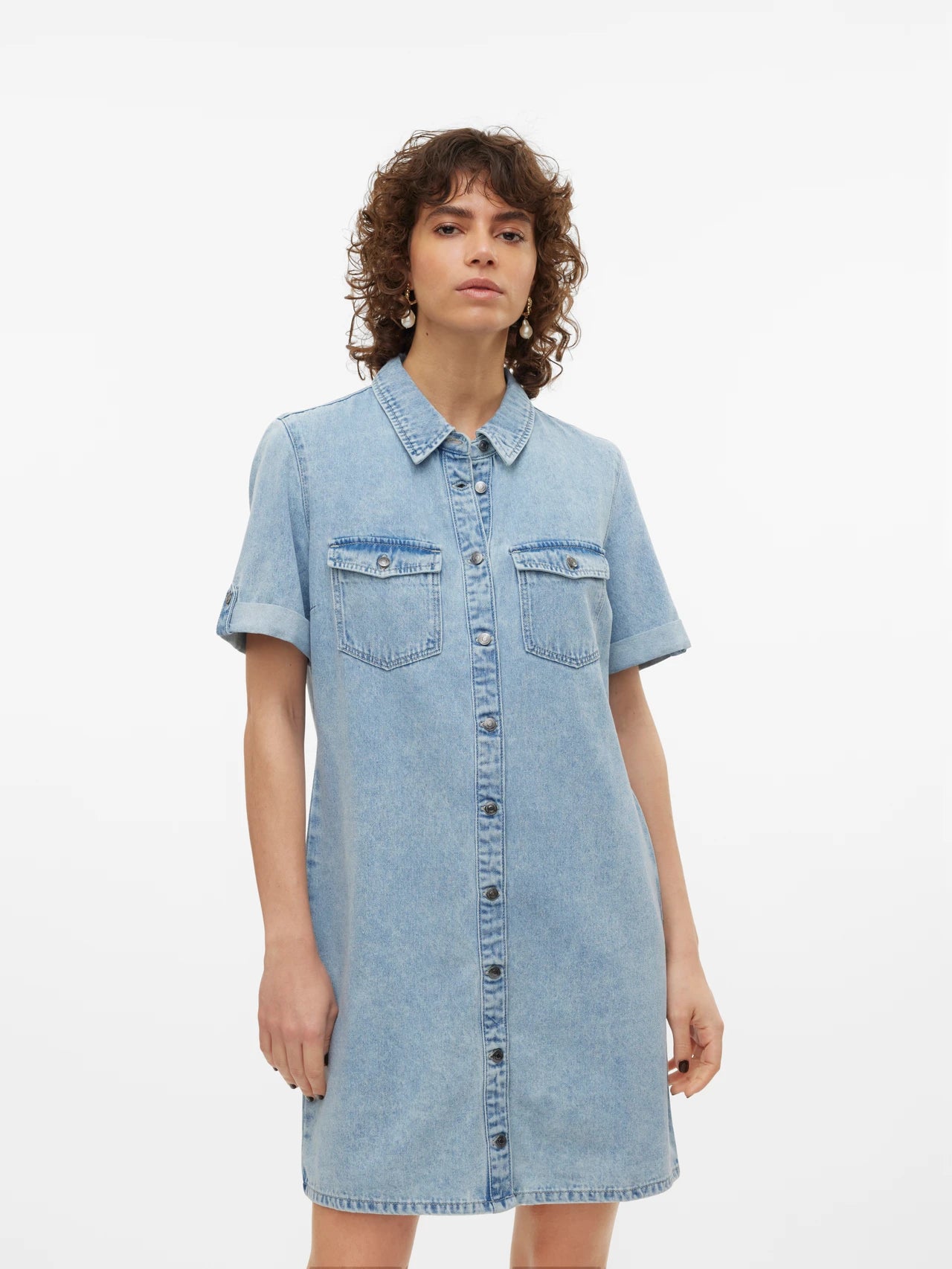 JENNIE - Denim Dress (Light Wash)