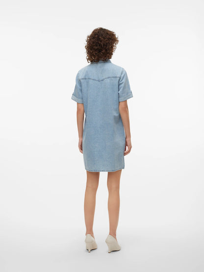 JENNIE - Denim Dress (Light Wash)