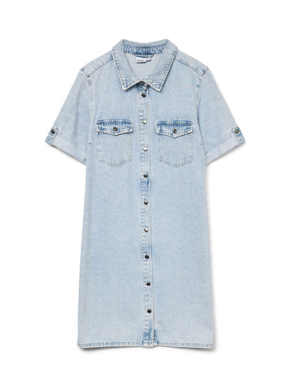 JENNIE - Denim Dress (Light Wash)