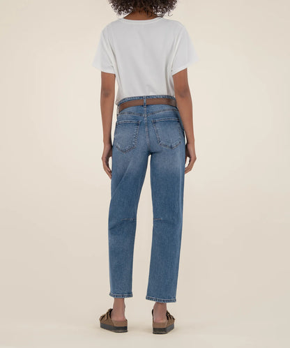 ASHLEY - High Rise Slouchy Barrel Straight Leg