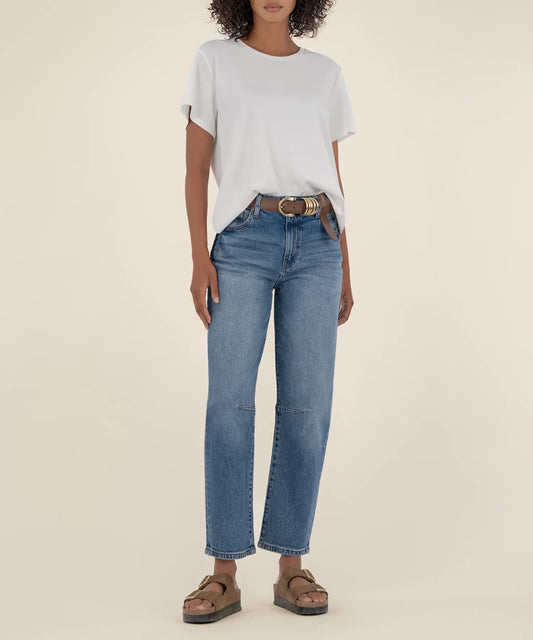 ASHLEY - High Rise Slouchy Barrel Straight Leg