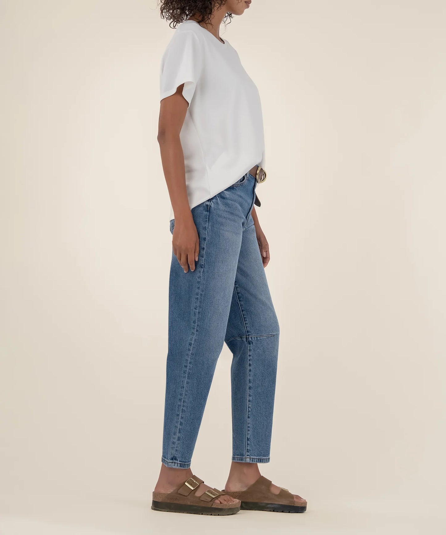 ASHLEY - High Rise Slouchy Barrel Straight Leg