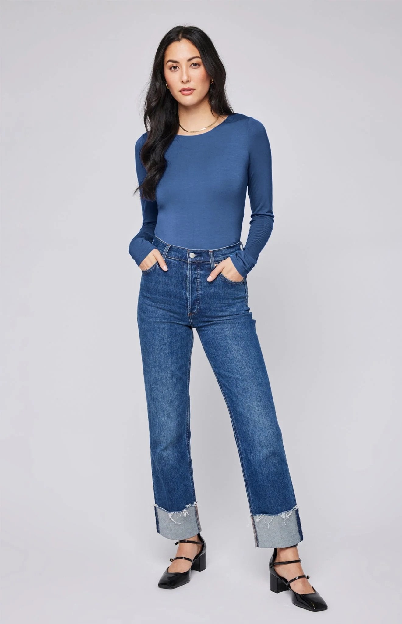 NADIRA Top - Blue