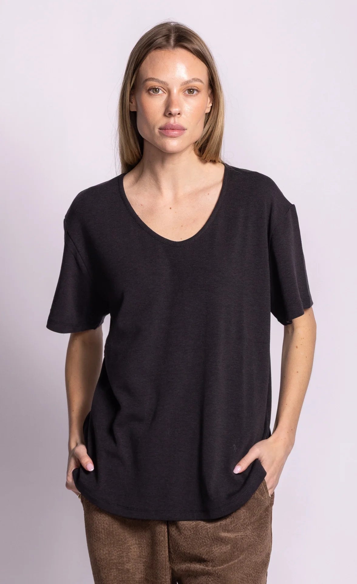 Rhiannon Top Dark Grey